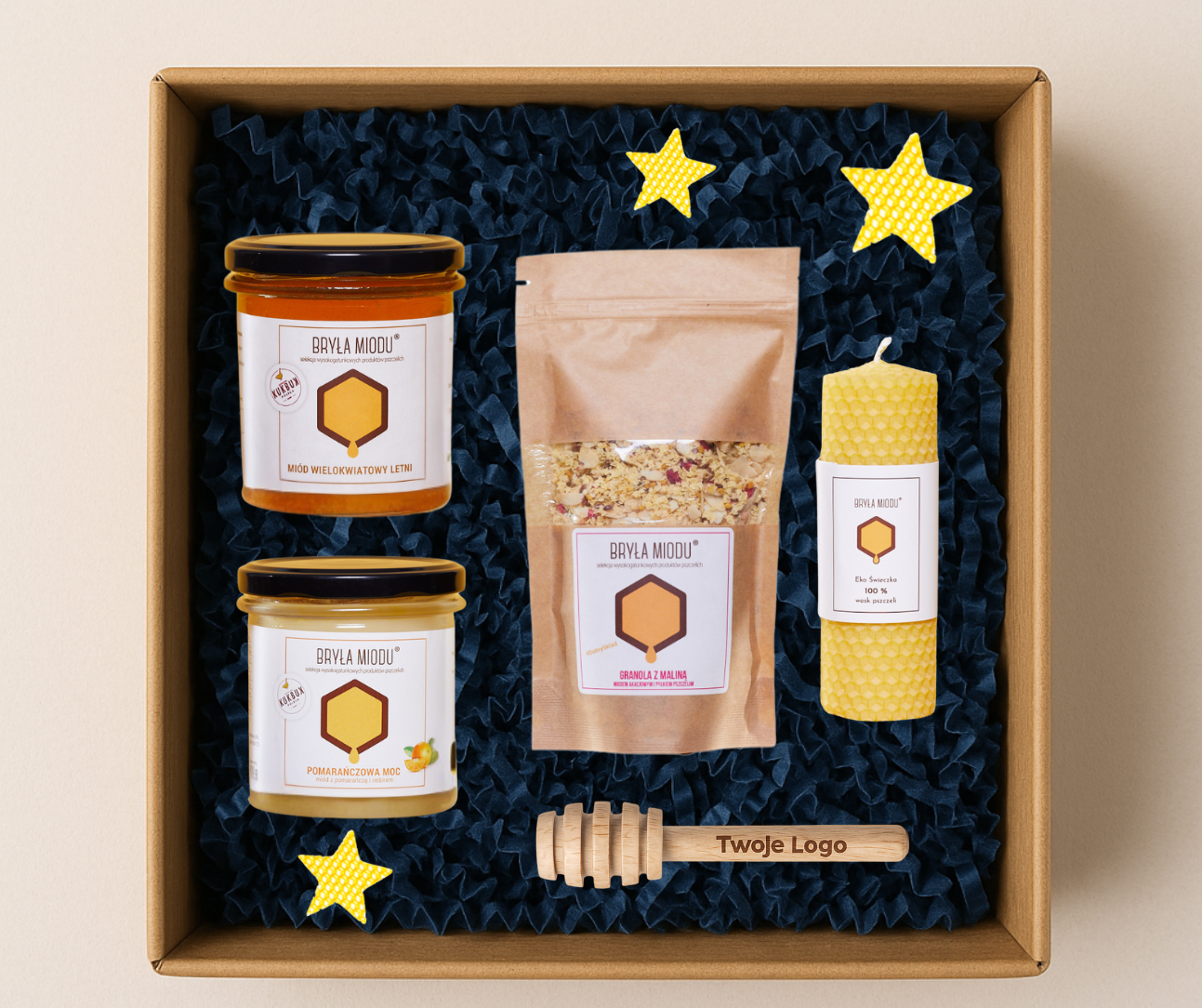 Zestaw firmowy „Naturalna Moc Świąt” – premium prezent dla kontrahentów i pracowników