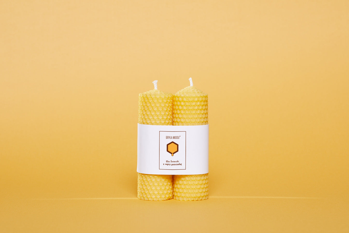 Eco candles made of beeswax - 2 pcs.