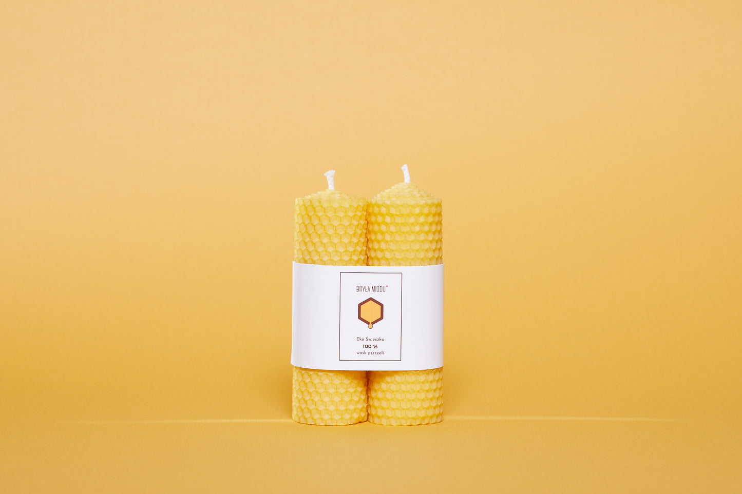 Eco candles made of beeswax - 2 pcs.